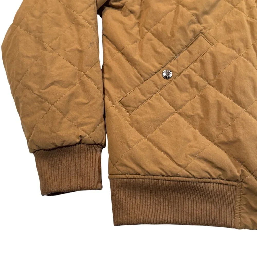 The North Face Cuchillo Full Zip Hoodie Sherpa Lined Jacket Mens Medium Brown